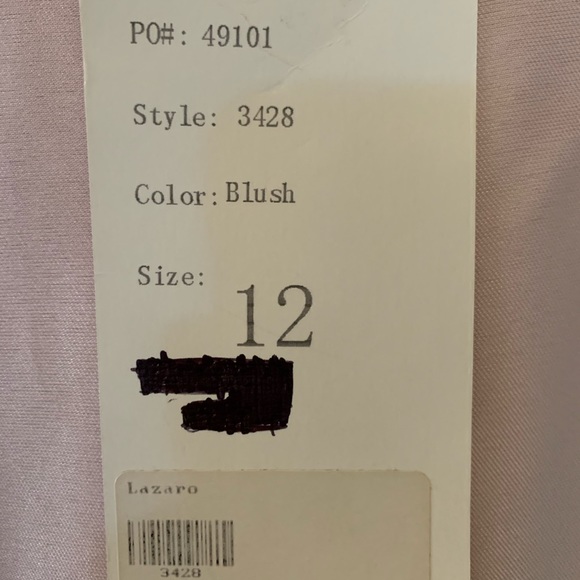 NWT - Lazaro Noir Prom Gown - Picture 5 of 6